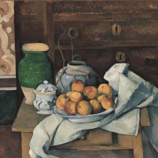 Natura morta con comò, Cézanne